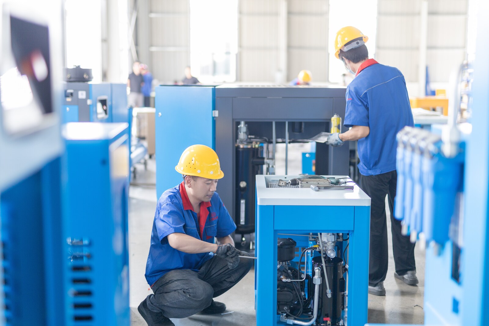 Dazhang production team commissioning equipment