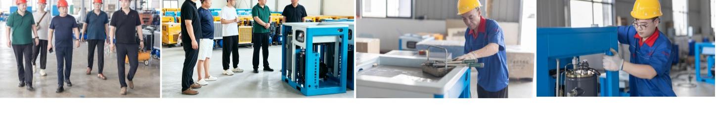 Dazhang team members working on the production floor
